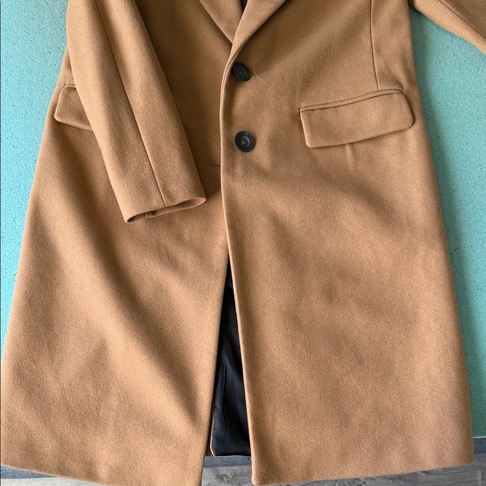 Zara Camel Trench Coat - Picture 2 of 4